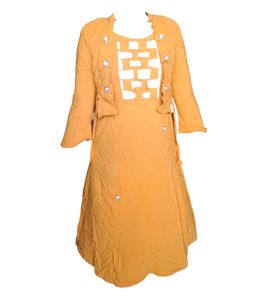 New Pattern Sacheble Yellow Kurti