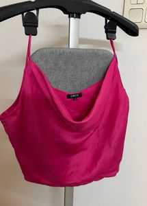 Pink Crop Top