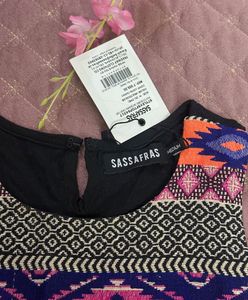 Aztec Print Crop Top, Brand New