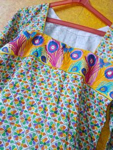 Colorful Printed Kurta