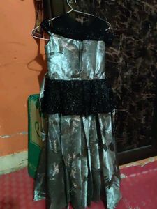 Girls' Black Sequin Party Dress