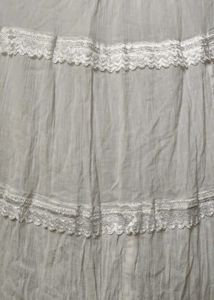 White Tiered Skirt