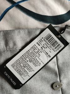 New Grey Mini Skirt With Tag
