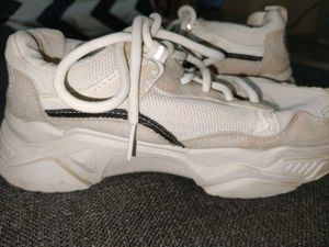 Vintage-Style Off-White Sneakers