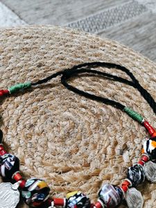 Rare Vintage Millefiori Beads And Coin Boho Choker