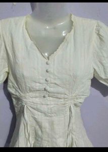 Y2K WHITE FROCK