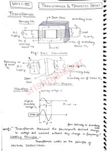 Electrical Engineering Notes B.Tech 1st Year