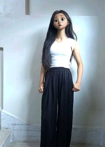 Black Baggy  Palazzo Pants