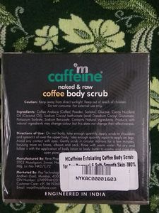 New With Tag Mccaffeine Body Scrub