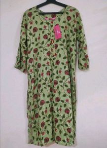 Floral Leafy Printed Kurti