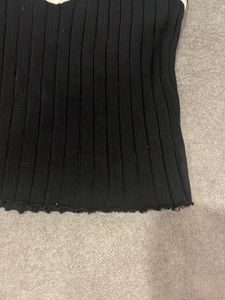 Ribbed Fitted Crop Top
