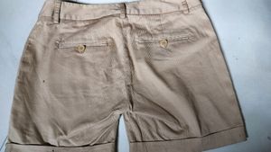 Cotton Khaki Short