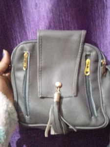 Stylish Gray Crossbody Bag