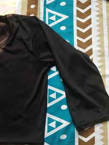 Black Crop Top Small Size Used Two Three Times.