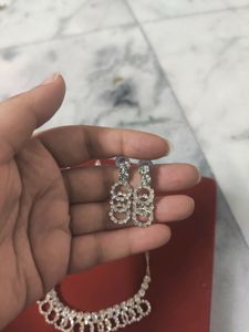 white stone necklace