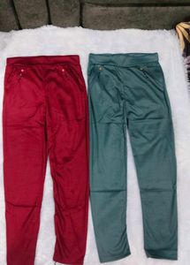 🆕✅Combo Of 2 Brand NEW Lycra Trouser Cum Jeggings