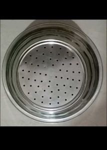 2 Steel Strainer , Chimta ,Steel Chani