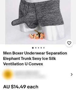 big bue pouch trunks