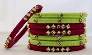 New Silk Thread Bangles