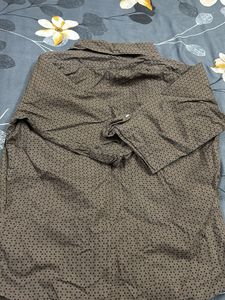 Brown Patterned Shirt