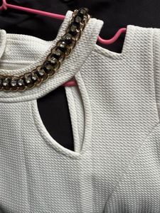 Chic White Party Dress