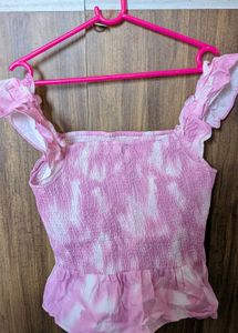 Pink Sleeveless Top