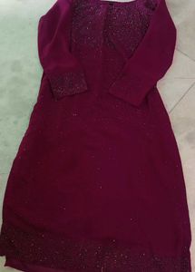 Elegant Maroon Kurta