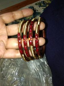 Wine Colour (Magenta) Bangles Set Brand New