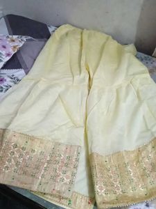 Yellow Sharara Kurti With Dupatta(price Drop)