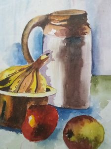 Hand Drawing Watercolor Picture