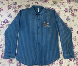 Stylish Blue Striped Casual Shirt for Men