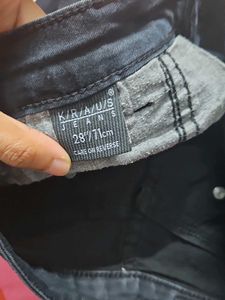 Dark Blue Cropped Jeans
