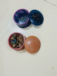 Resin  accessories Boxes (Set of 2)