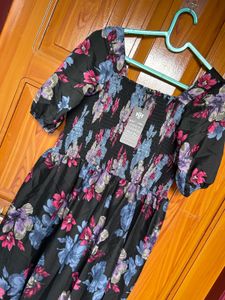 Floral Print Midi Dress