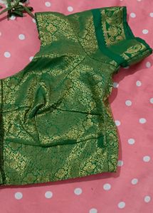 Green Brocade Blowse