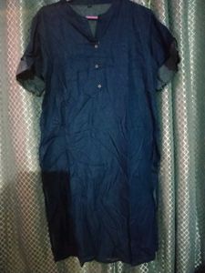 👗Denim Shirt Kurta👗