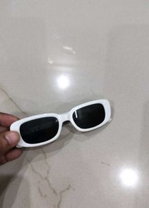 White Frame Sunglasses