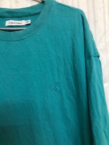 Calvin Klein Sea Green Short Sleeve T shirt