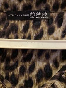 atmosphere Y2K leopard print top