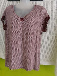 Cute Burgundy Lounge Set