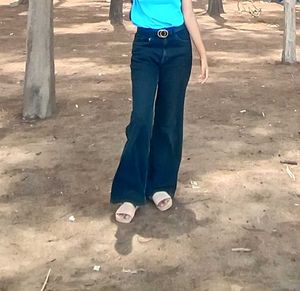 Flared Black Jeans