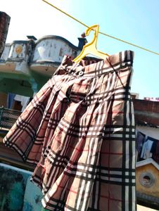 Plaid Mini Skirt