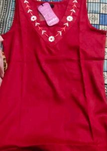 Magenta Kurti Set