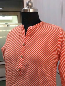 knee-length, straight-cut kurta