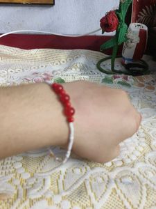 Handmade Beaded Bracelet with tiny ground spinner
