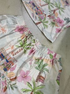 Floral Pajama Set