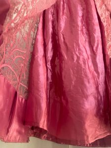 Pink Embellished Embroidered Lehenga Choli Dupatta