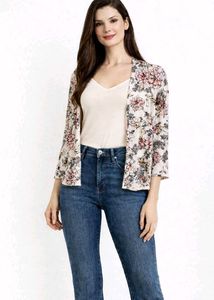 Floral Print Shrug