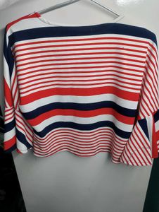 Striped Bell Sleeve Top