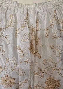New Heavy Embroidery Palazzo Pants